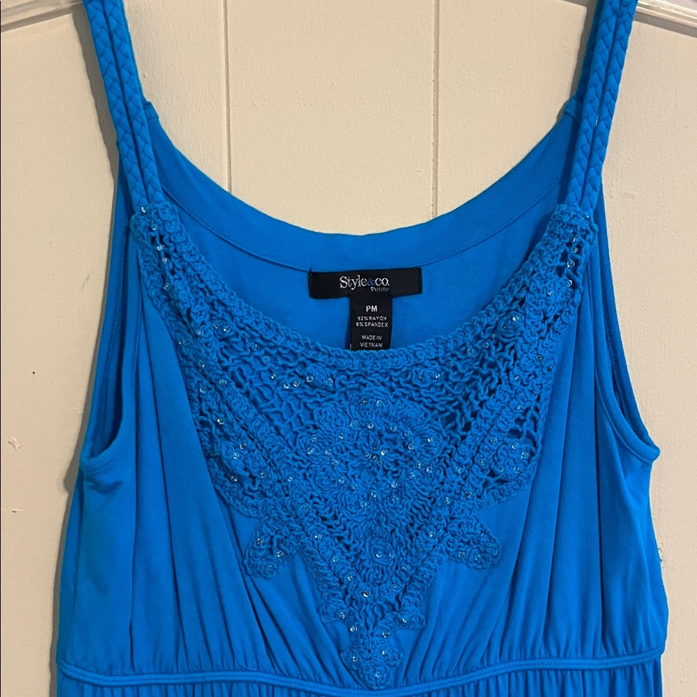 Style & Co. Women's Vibrant Blue Tank Top